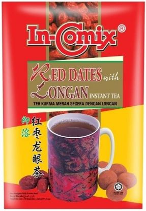 Picture of In-Comix Tea - Instant Red Dates Longan Tea 18 x 18g