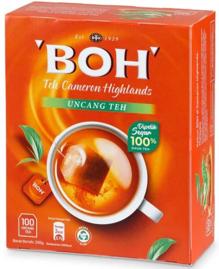 Picture of Boh Double Chamber Tea With Tags 100 x 2g