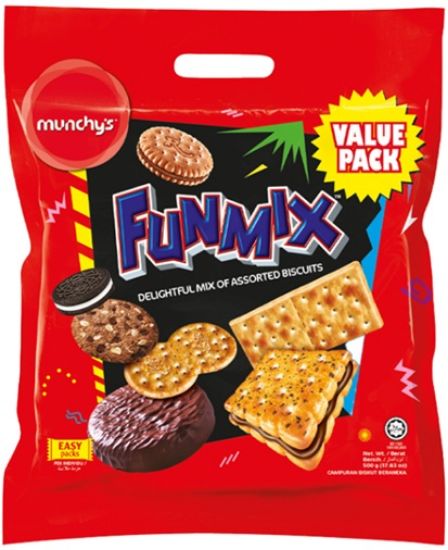 Picture of Munchy Assorted Cracker - Funmix Big Value 500g