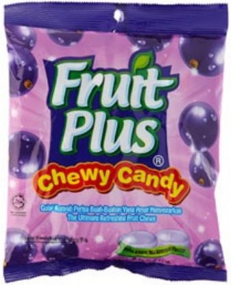 Picture of Fruit Plus Chewy Candy - Blackcurrant 120g