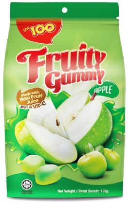 Picture of Lot 100 Fruity Gummy - Apple 40pcs (130g)