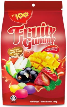 Picture of Lot 100 Fruity Gummy - Assorted 300g
