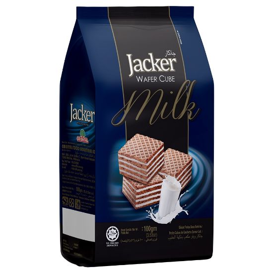 Picture of Jacker Wafer Cube - Milk 100g