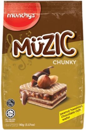 Picture of Munchy Wafer Bites - Chunky Hazelnut 90g