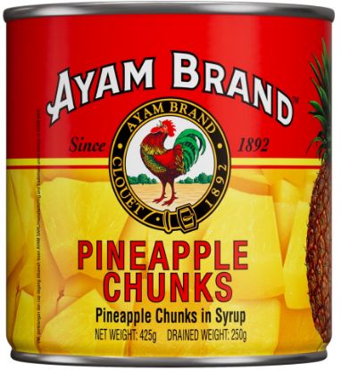 Picture of Ayam Brand Canned - Pineapple Chunks 425g