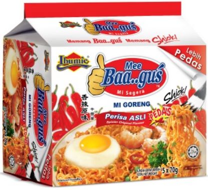 Picture of Ibumie Baagus Mi Goreng Extra Spicy 5 x 70g