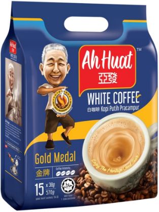 Picture of Ah Huat White Coffee - Gold Medal 15 x 38g