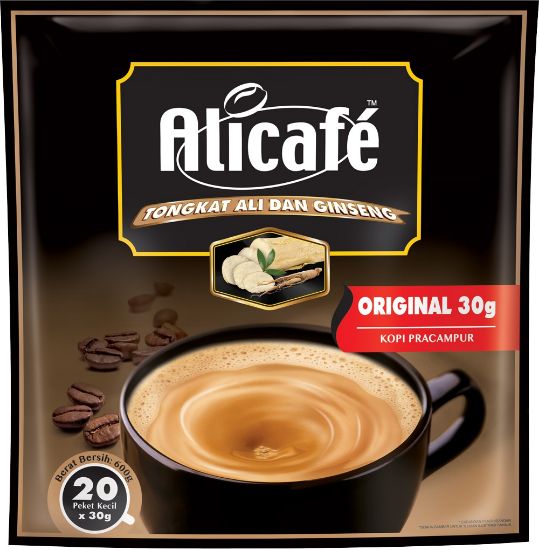 Picture of Alicafe 5 In 1 Tongkat Ali And Ginseng - Original 20 x 30g
