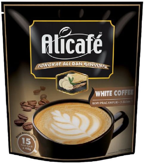 Picture of Alicafe Tongkat Ali And Ginseng - White Coffee 15 x 40g