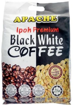 Picture of Apache Instant Coffee - 3 In 1 Black & White Coffee Low Sugar 30 x 20g