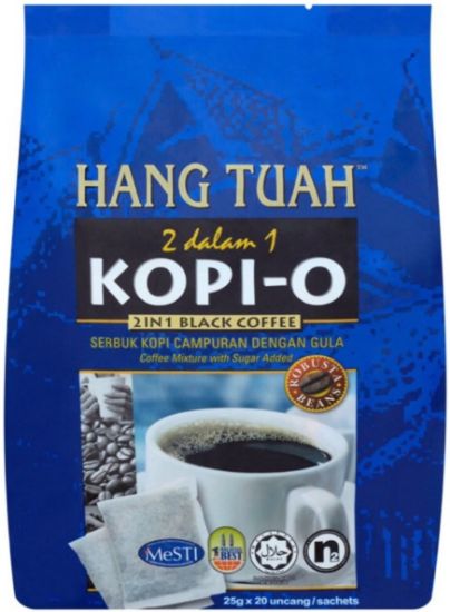 Picture of Hang Tuah Coffee 2 In 1 - Robusta (Blue) 16 x 13g