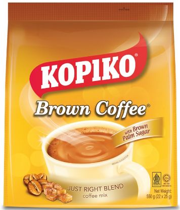 Picture of Kopiko 3 In 1 Brown Coffee Mix 22 x 25g