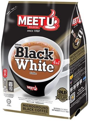 Picture of Meet U 4 In 1 Black White Coffee 15 x 40g