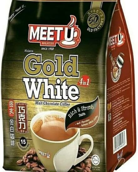 Picture of Meet U 4 In 1 Gold White Coffee 15 x 40g