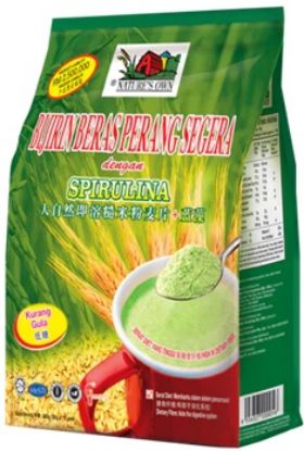 Picture of Nature Own Brown Rice Cereal Drink With Spirulina Less Sugar 10 x 35g