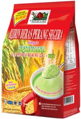 Picture of Nature Own Brown Rice Cereal Drink With Spirulina No Sugar 10 x 30g