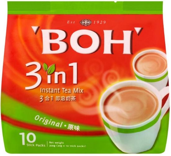Picture of Boh 3In1 Tea Mix Original 10 x 20g