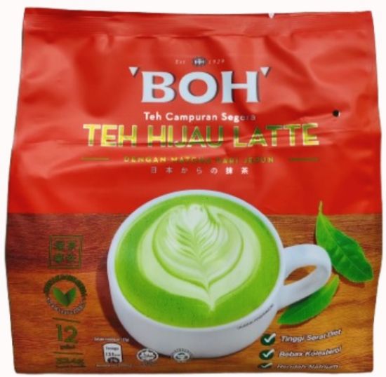 Picture of Boh Green Tea Latte 12 x 27g