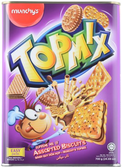 Picture of Munchy Assorted Cracker - Topmix Tin 700g