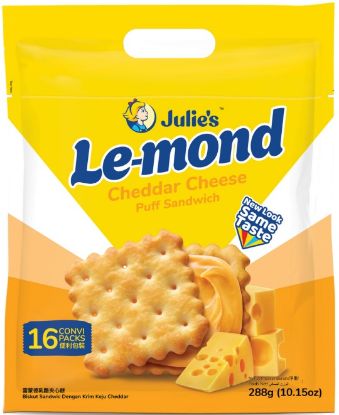 Picture of Julie Le Mond -Cheddar Cheese Cream 16 x 18g (288g)