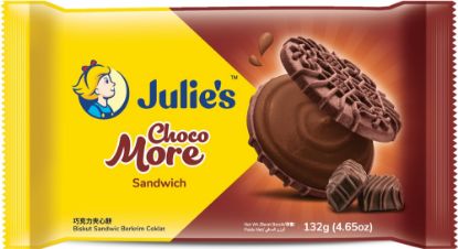 Picture of Julie Sandwich Biscuit - Choco More 132g