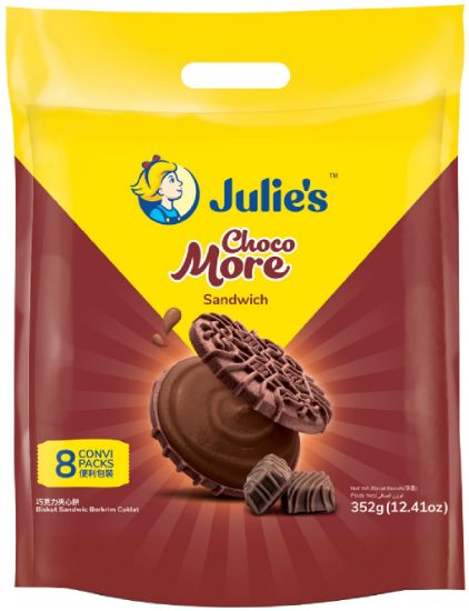 Picture of Julie Sandwich Biscuit - Choco More 8 x 44g (352g)