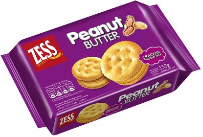Picture of Zess Sandwich Biscuit - Peanut Butter 10 x 15.3g