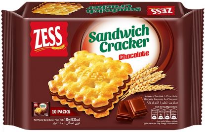 Picture of Zess Sandwich Biscuit - Chocolate 10 x 18g