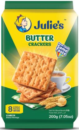 Picture of Julie Cracker - Butter 8 x 25g (200g)