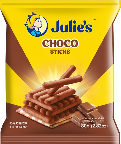 Picture of Julie Sticks -Choco 80g