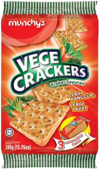 Picture of Munchy Cracker - Vegetable 3 x 130g(390g)