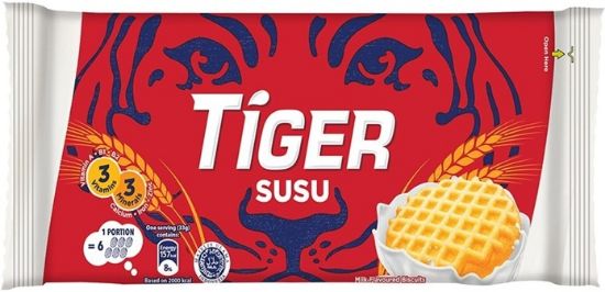 Picture of Tiger Biscuit - Milk Family Pack 175g