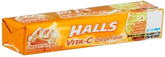 Picture of Halls Stick Candy - Vita C Orange 9pcs(34g)