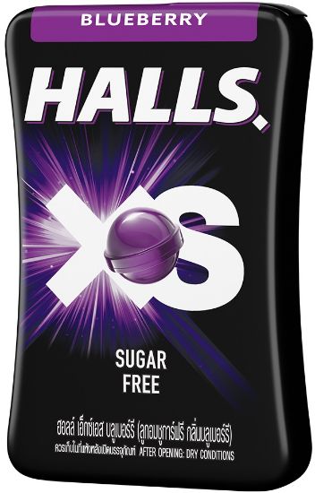 Picture of Halls XS Sugar Free - Blueberry 25pcs(13.8g)