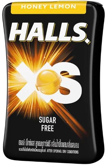 Picture of Halls XS Sugar Free - Honey Lemon 25pcs(13.8g)
