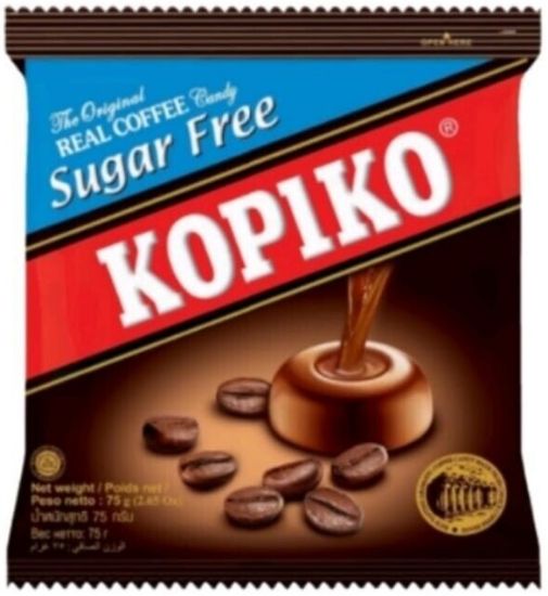 Picture of Kopiko Candy Original Sugar Free Real Coffee 75g