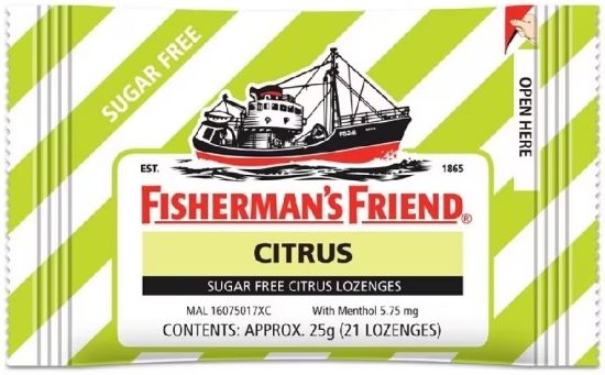 Picture of Fisherman Friend Sugar Free - Citrus 25g
