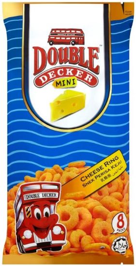 Picture of Double Decker Cheese Ring Family Pack 8 x 15g