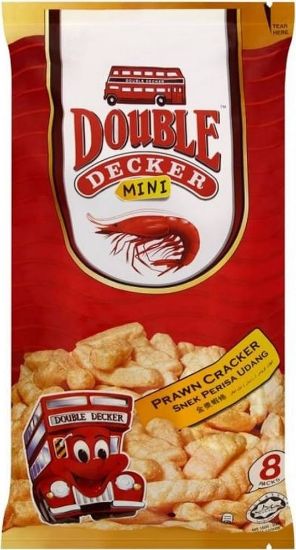 Picture of Double Decker Prawn Cracker Family Pack 8 x 15g