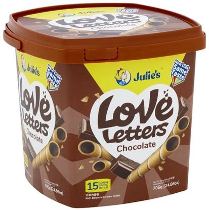Picture of Julie Love Letters - Chocolate 15 x 47g (705g)