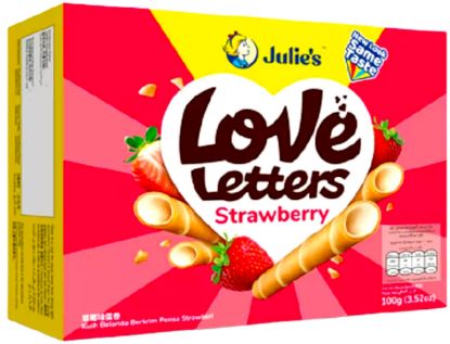 Picture of Julie Love Letters - Strawberry 100g
