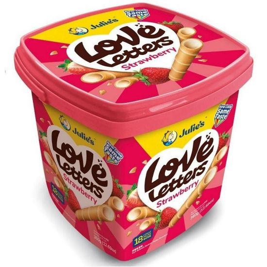 Picture of Julie Love Letters - Strawberry 18 x 20g (360g)