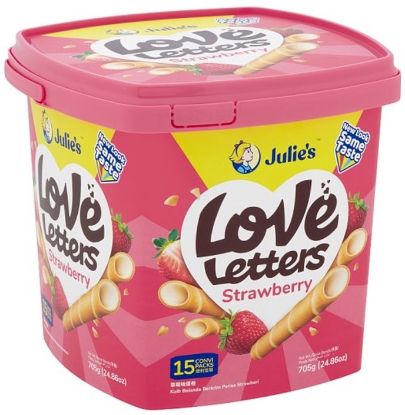 Picture of Julie Love Letters - Strawberry 15 x 47g (705g)
