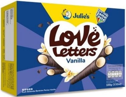 Picture of Julie Love Letters - Vanilla 100g