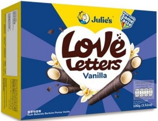 Picture of Julie Love Letters - Vanilla 100g