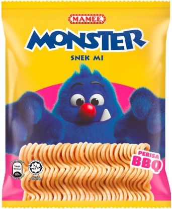 Picture of Mamee Snack - Monster Snek Mi Bbq 8 x 25g