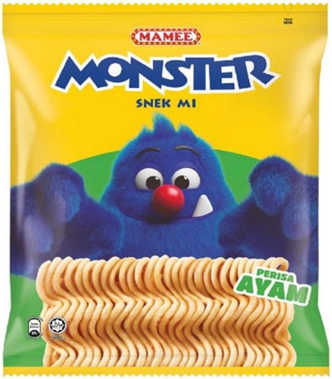 Picture of Mamee Snack - Monster Snek Mi Chicken 8 x 25g