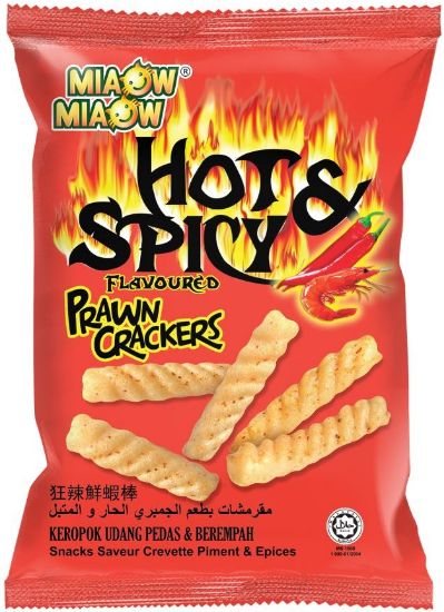Picture of Miaow Miaow Snack - Prawn Hot & Spicy 60g
