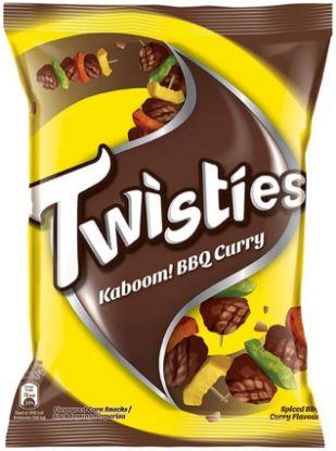 Picture of Twisties Corn Snacks - BBQ Curry 60g