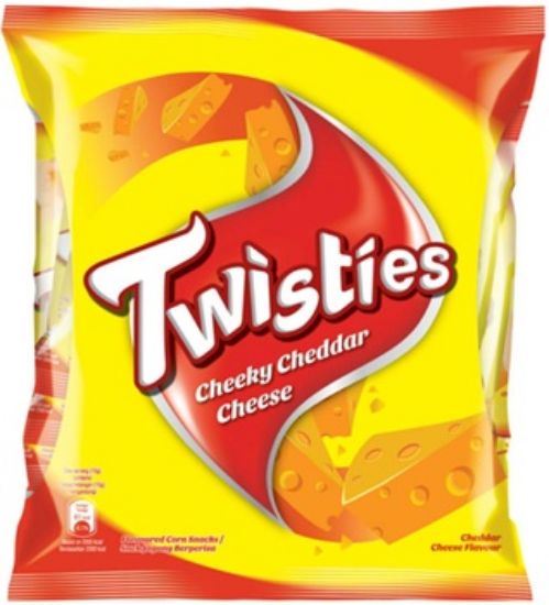 Picture of Twisties Corn Snacks - Cheddar Cheese Multi Pack 8 x 13g